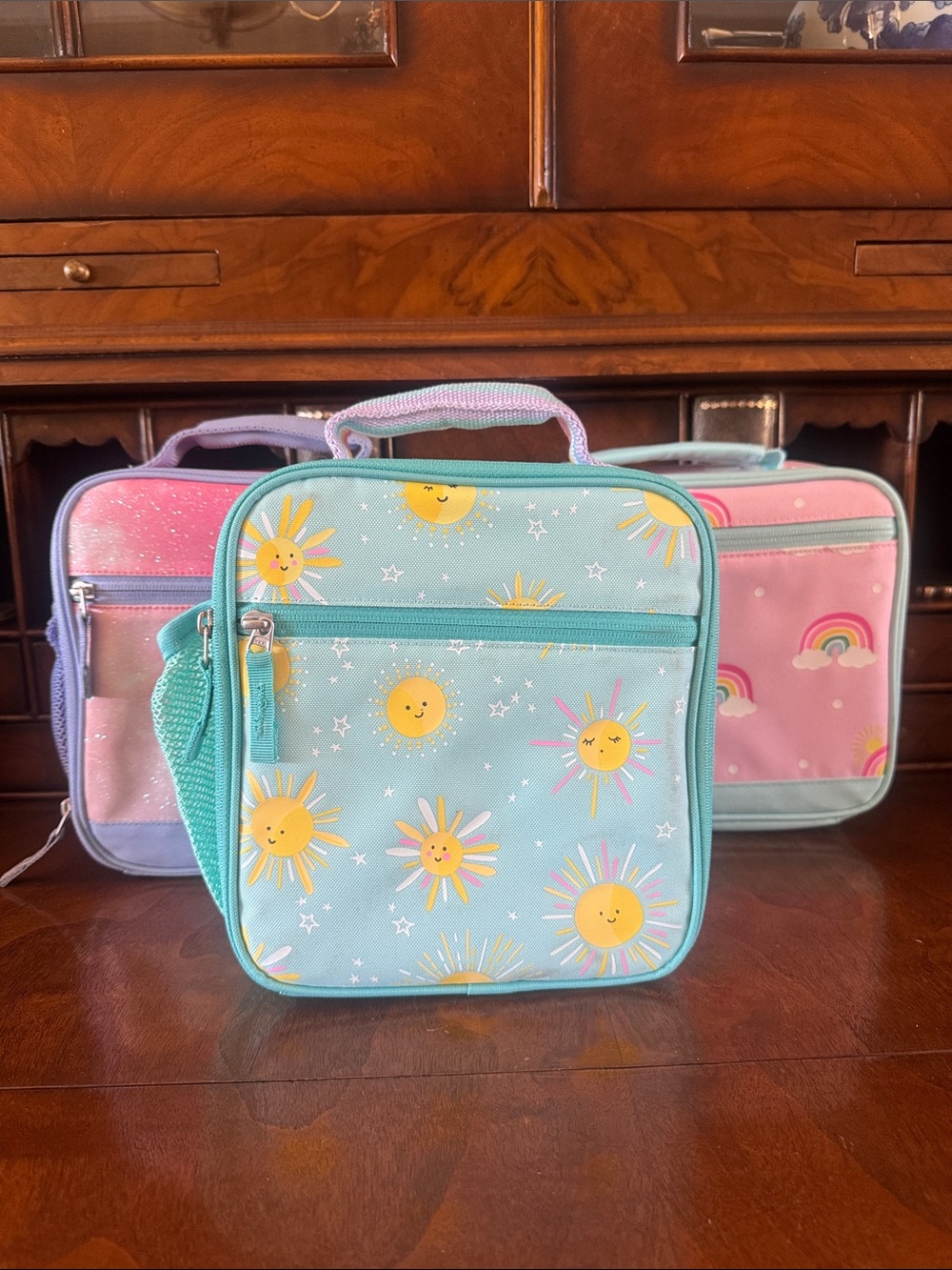 Fabulous! Pottery Barn Kids Set of 3 Lunchboxes - New!